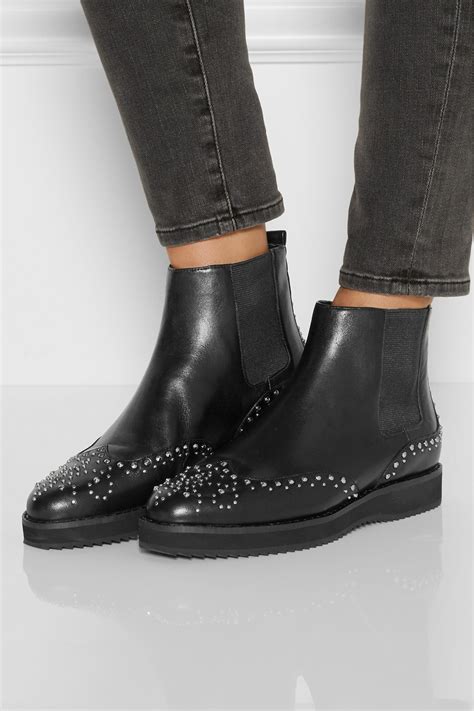 bottines chelsea michael kors|michael kors leather platform boots.